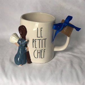NWT Rae Dunn Disney Pixar Ratatouille Le Petit Chef Mug w/  Remy the Mouse